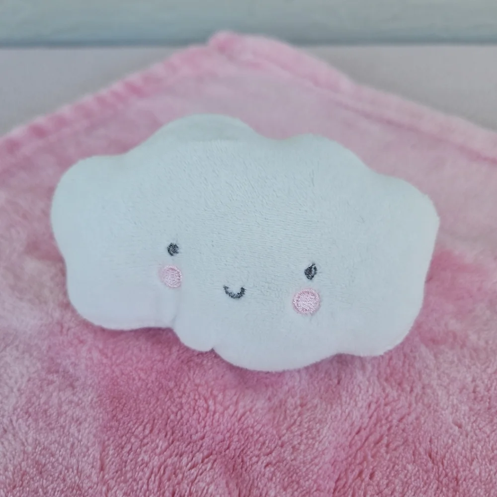 Blankets and Beyond Cloud Security Blanket Lovey Pink Plush Soft Toy Baby 13